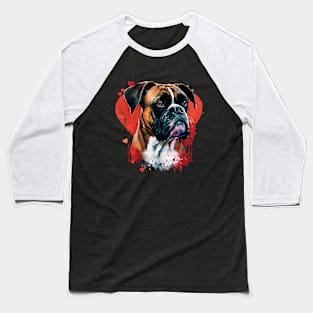 Boxer valentine's day Baseball T-Shirt